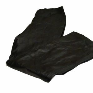 Black leather pants never worn